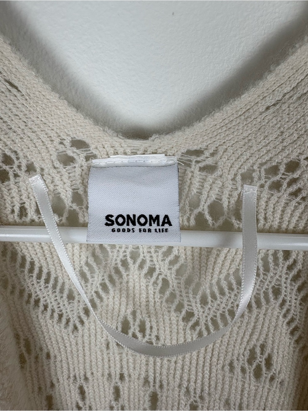 Boho Open Front Fringe Cream Ivory Blanket Poncho One Size Roomy Soft Cozy Warm - Picture 2 of 9